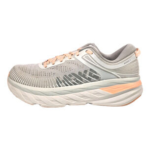 Hoka One One Bondi 7 Harbor Mist/Sharkskin Women's Sz 9 Athletic Shoes Sneakers